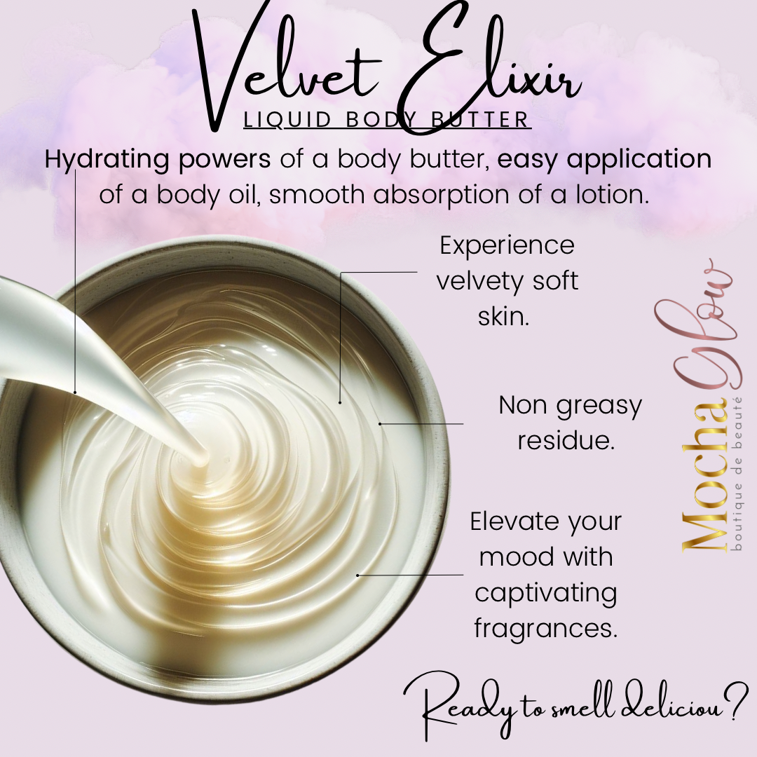 Velvet Elixir | EXOTIC CITRUS | Liquid Body Butter | 12 OZ
