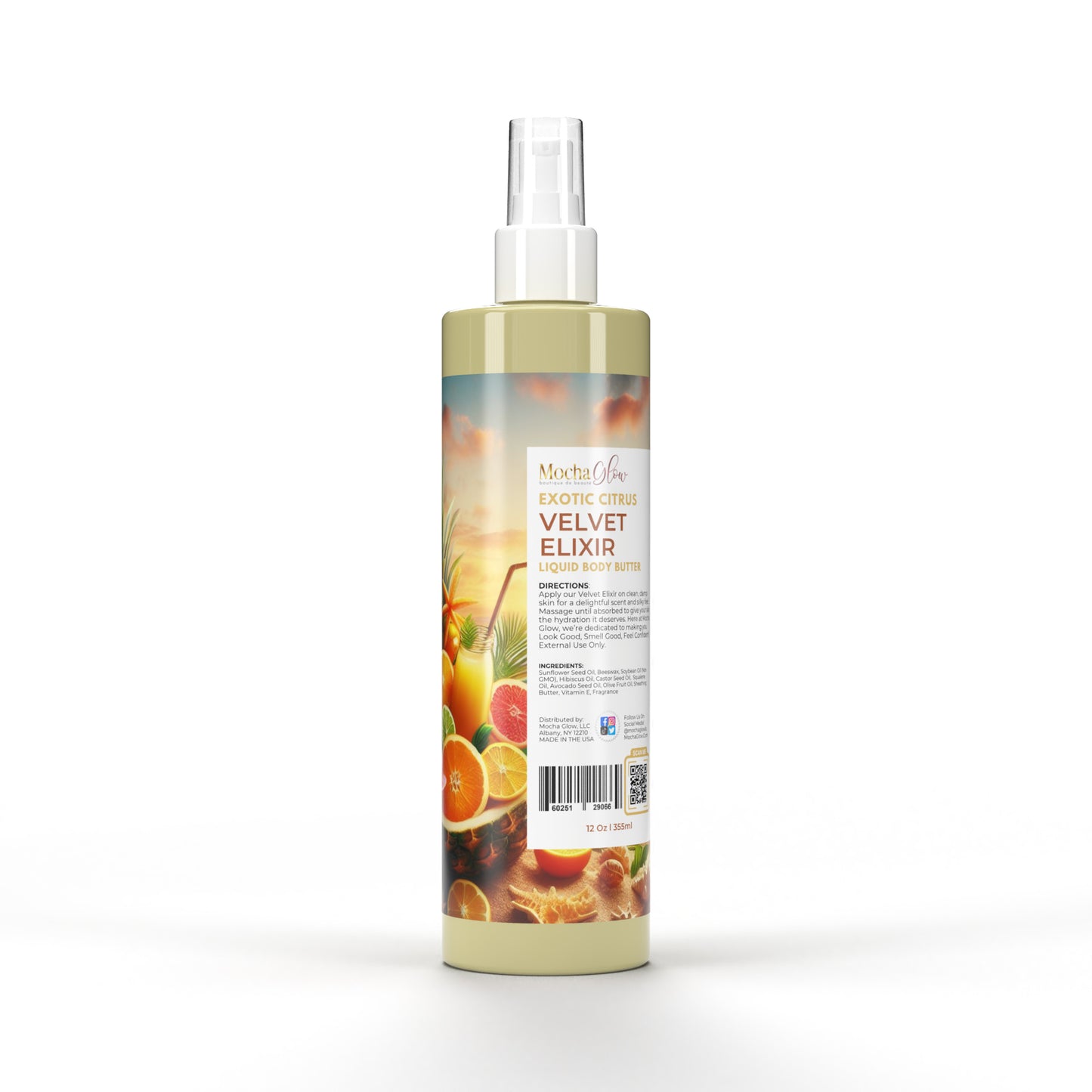 Velvet Elixir | EXOTIC CITRUS | Liquid Body Butter