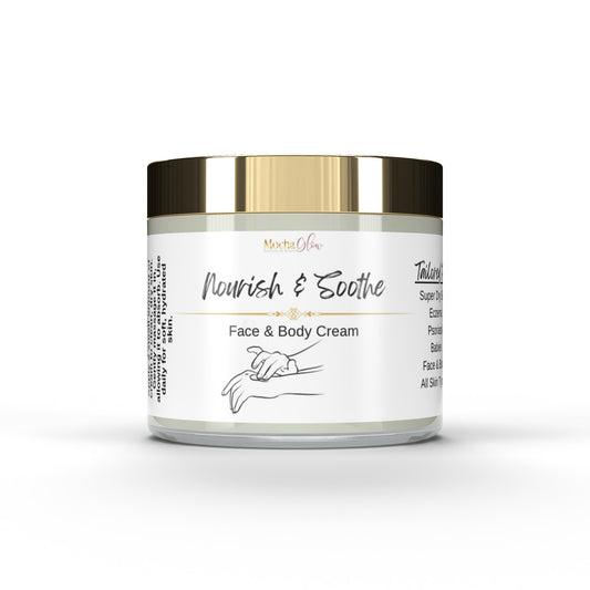 Nourish & Soothe Cream | Seamoss & Oatmeal Face/Body Moisturizer